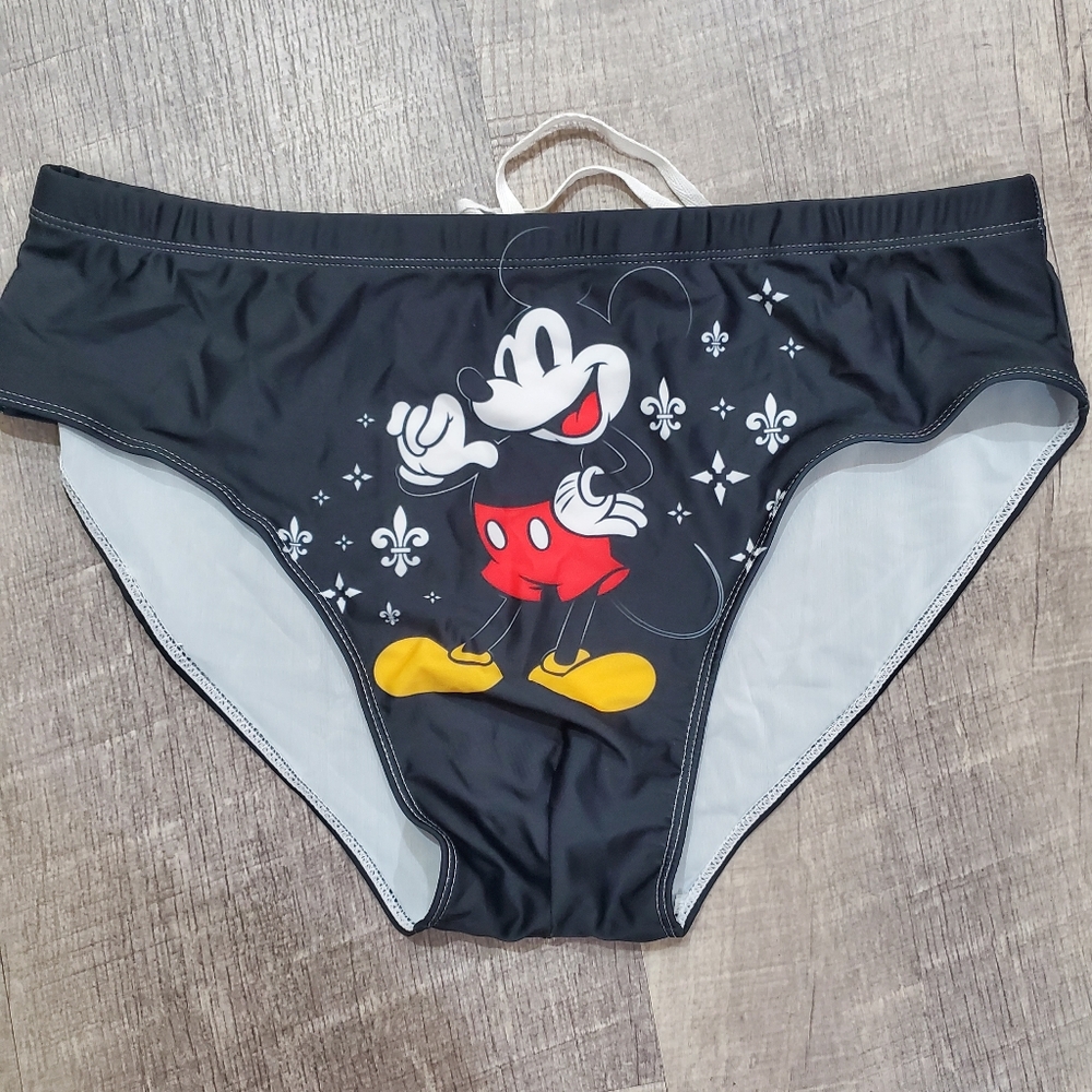 Disney Men's Black Swim Briefs